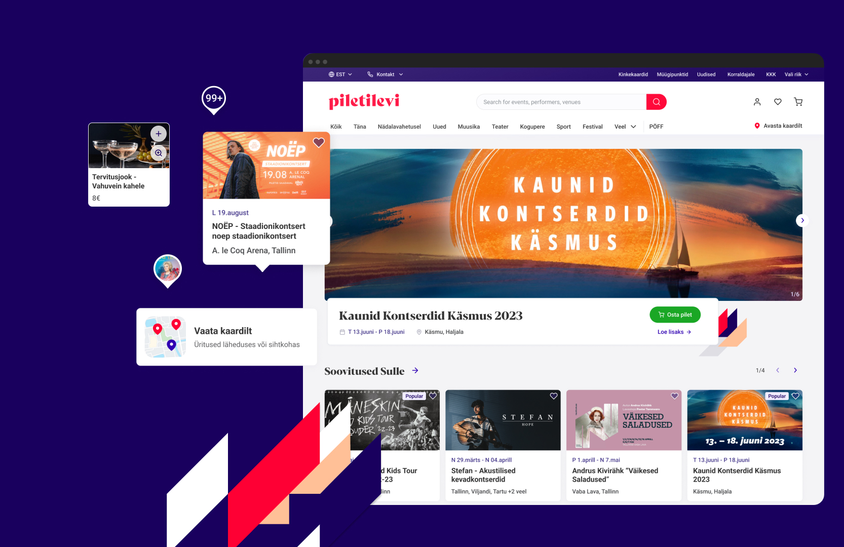 Illustration of seashells